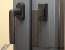 Оконная ручка HOPPE TOULON SECUSTIK Цвет: чёрный матовый