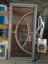 Двері с круглими імпостами &mdash; 