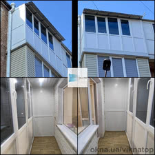 Балкон под ключ г.Ровно &mdash; Vikna TOP