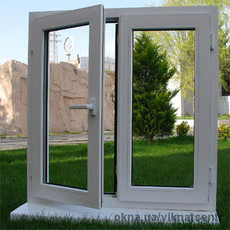 Окно Евролайн 1300х1430м.