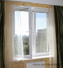 Окно из профильной системе Алюпласт