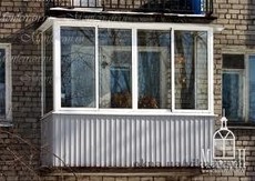 Застекления балкона из профиля WDS