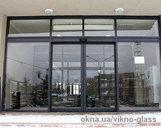 Двери раздвижные из алюминия