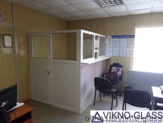 Кассовые кабинки из алюминия