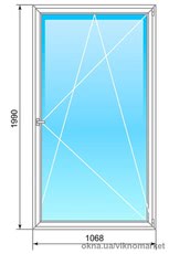 Окно Salamander BluEvolution 1068x1990