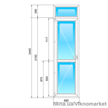 Двері Decco 71 680x2440 Двері Decco 71 680x2440