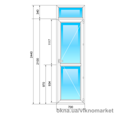 Дверь Decco 71 700x2440