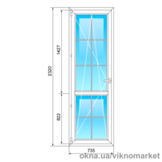 Дверь Decco 82 735x2320