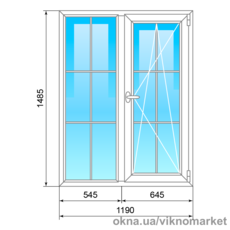 Окно Decco 82 1190x1485