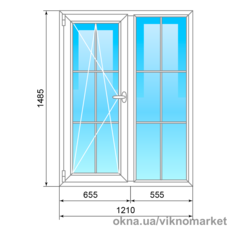 Окно Decco 82 1210x1485
