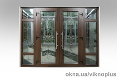 Входные двери Softline с стеклянной инкрустацией