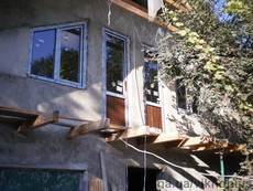 Двери балконные lux