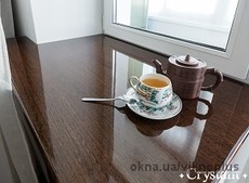 Подоконник из серии «Crystalit» Венге 400*1600