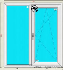 5ти- камерная система LUX с превосходными изолирующими характеристикам 1430*1300