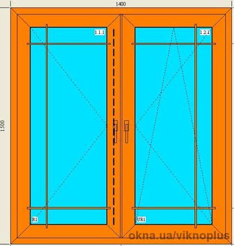 Вам відмінне, тепле вікно в спальню. 1400 * 1500