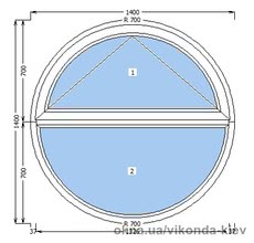 Круглое окно на чердак