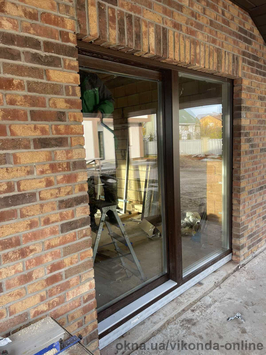 Раздвижная дверь WDS SL 76 2200×2300 Montana Oak