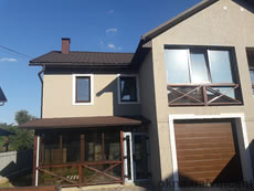 Заскління лоджії та тамбура перед вхідними дверима