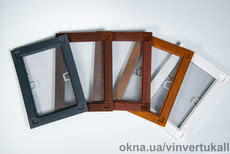 Виготовлення москітних сіток білих, коричневих, горіх, золотий дуб, графіт