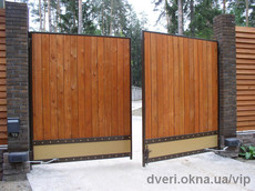 Распашные ворота.