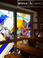 Окна из стекла Тиффани