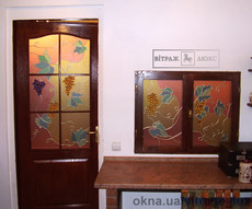 Витраж в двери