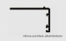 Basic лиштва 32мм (м) від Viva-Aluminium