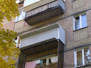 Вынос балкона по подоконнику. &mdash; 