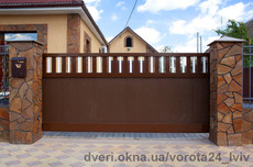 Автоматические откатные ворота