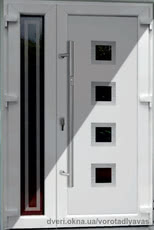 Вхідні металопластикові двіері