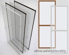Антимоскітні сітки: білі, коричневі, золотий дуб, антрацит