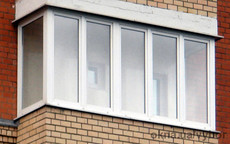 Балкон металопластіковий, балкон под ключ, Лоджии