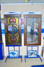 Окно 1300х1400 Виконда Коттедж 82 мм