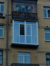 Скління балкона "француз". — Вікна Декор Енергія Скління балкона "француз". — Вікна Декор Енергія