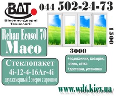 Лоджия (балкон). Серия домов АППС - система Rehau Eсosol 70