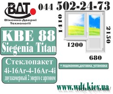 Балконный блок (выход на балкон).Серия домов «КТ» - система KВЕ 88