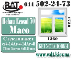 Окно Rehau в сталинке. Профиль Rehau Ecosol 70