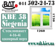 Окно двухстворчатое в сталинке КВЕ 58