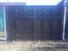 Ворота филенчатые (шоколадка)