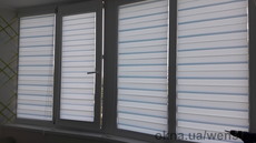 Рулонные шторы (тканевые ролеты) День-Ночь (зебра)