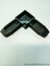 Угол москитный 10х20 антрацит