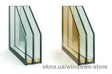 Стеклопакет двухкамерный с энергосбережением 4x10x4x10x4i 32мм