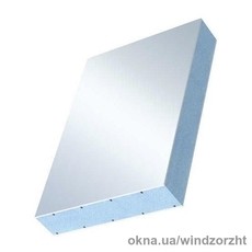 24мм сэндвич-панель оконная, белая, 3000х2000мм, ПВХ 1,0мм, 0,7мм