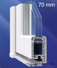 Двери входные профиль WDS 70 мм