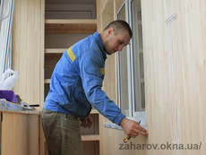 Внутренняя обшивка балконов