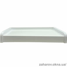 Алюмінієвий відлив 25 мм для вікон колір білий