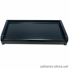 Алюмінієвий відлив 25 мм для вікон колір чорний