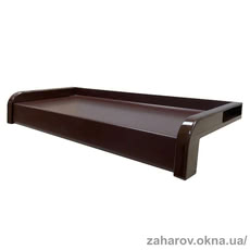 Алюмінієвий відлив 40 мм для вікон колір коричневий