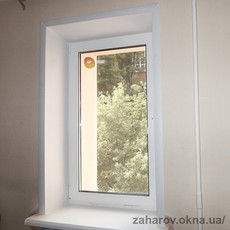 Стоимость пластиковых откосов на двухстворчатое окно