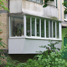 Балкон под ключ в 96 серии (длина = 6,8 метра)